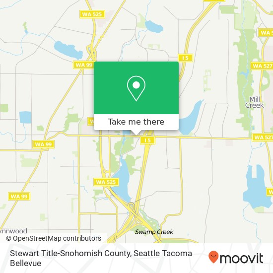 Mapa de Stewart Title-Snohomish County