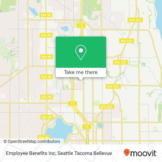 Employee Benefits Inc map