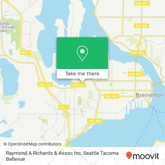 Mapa de Raymond A Richards & Assoc Inc
