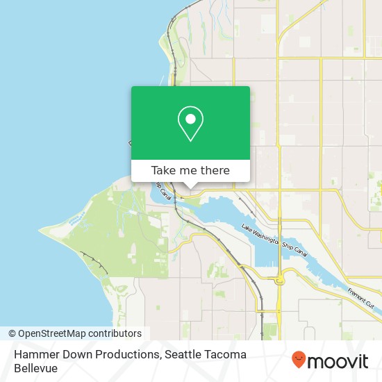 Mapa de Hammer Down Productions