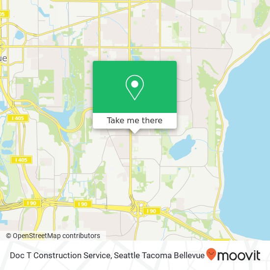 Doc T Construction Service map