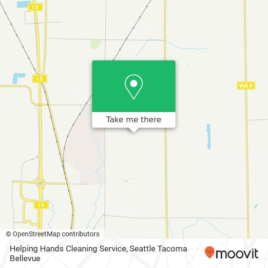 Helping Hands Cleaning Service map