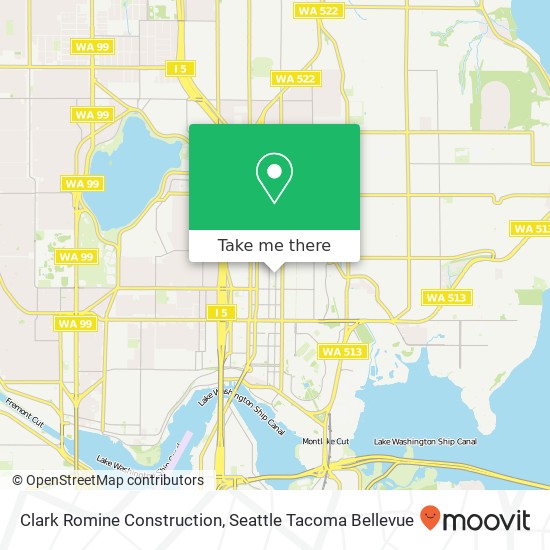 Clark Romine Construction map