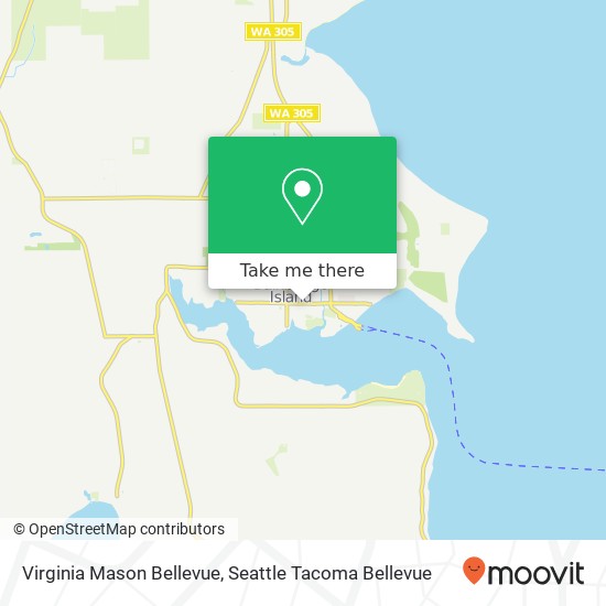 Mapa de Virginia Mason Bellevue