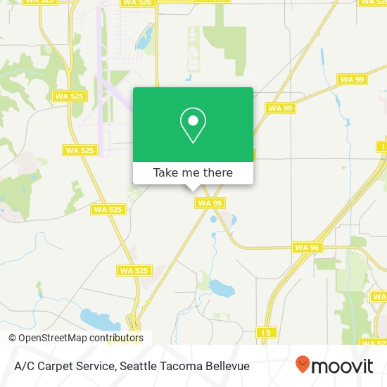 A/C Carpet Service map