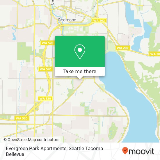 Evergreen Park Apartments map