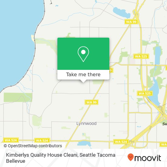 Kimberlys Quality House Cleani map