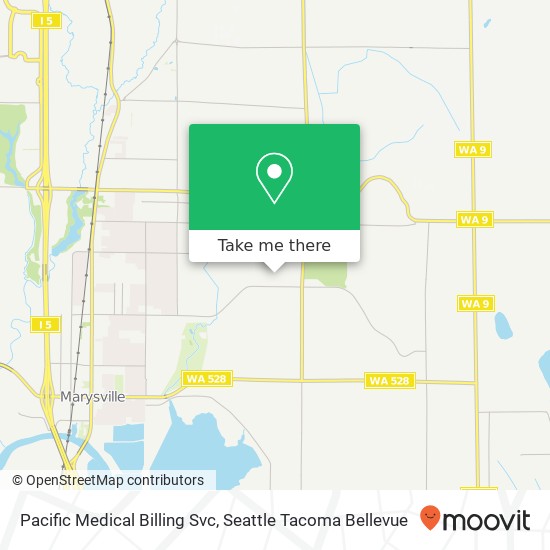 Pacific Medical Billing Svc map