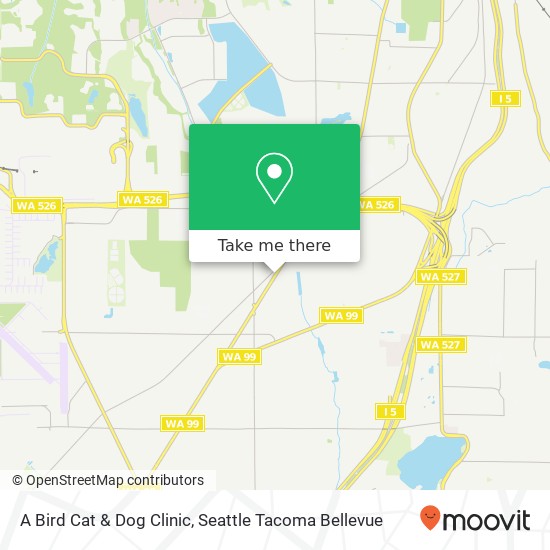 Mapa de A Bird Cat & Dog Clinic