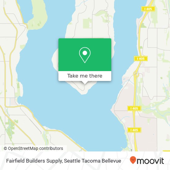 Fairfield Builders Supply map