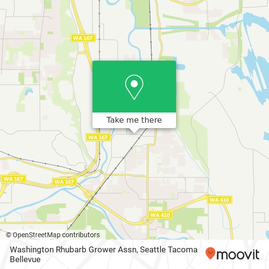 Mapa de Washington Rhubarb Grower Assn