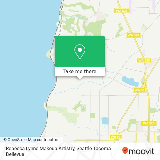 Rebecca Lynne Makeup Artistry map