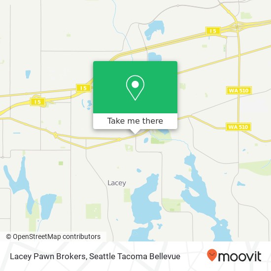 Mapa de Lacey Pawn Brokers