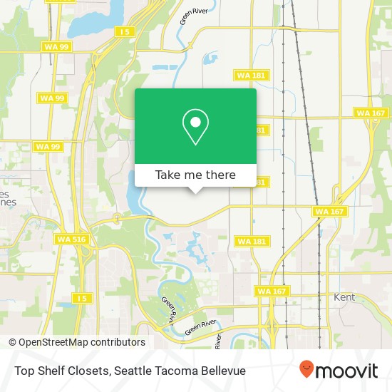 Top Shelf Closets map