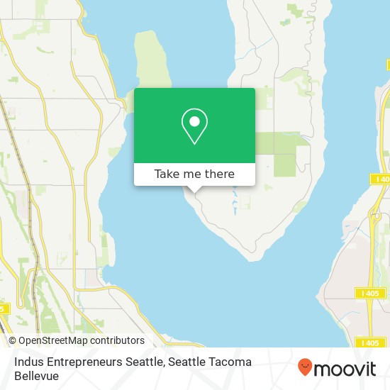 Mapa de Indus Entrepreneurs Seattle