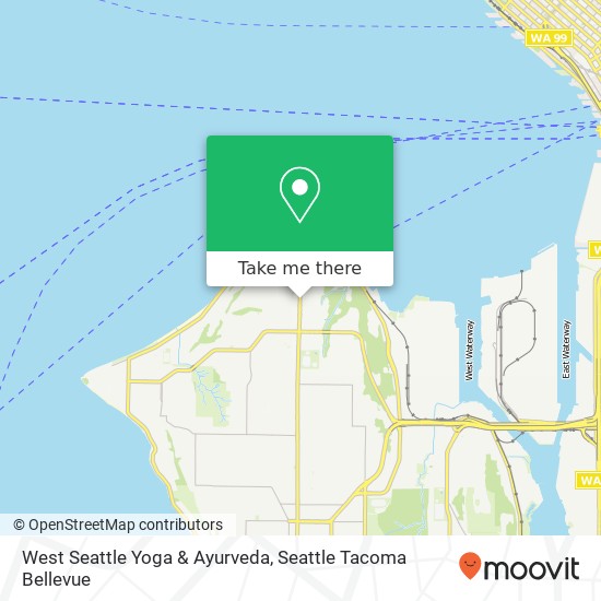 West Seattle Yoga & Ayurveda map