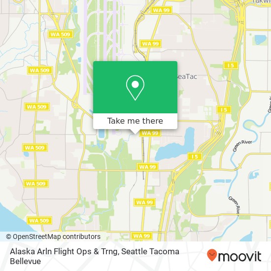 Alaska Arln Flight Ops & Trng map