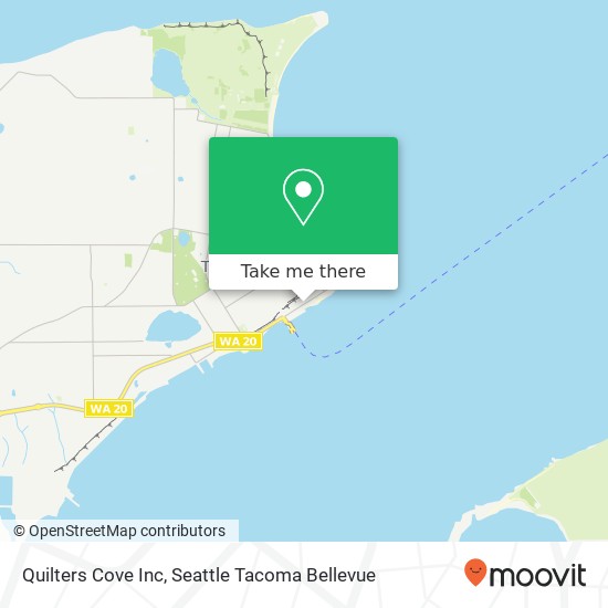 Quilters Cove Inc map