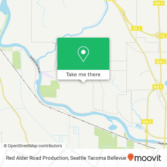 Red Alder Road Production map