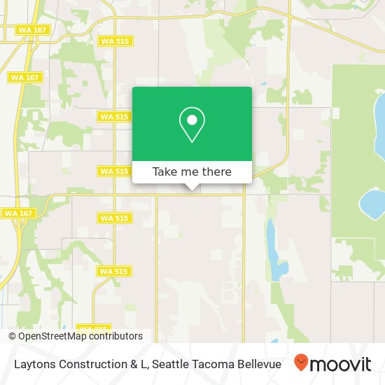 Laytons Construction & L map