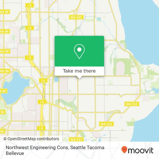Northwest Engineering Cons map