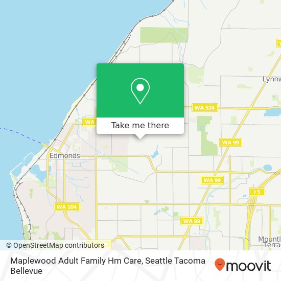 Mapa de Maplewood Adult Family Hm Care