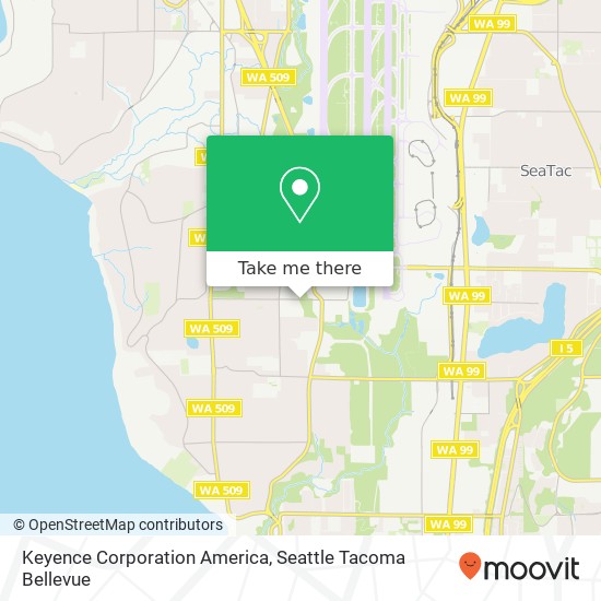 Keyence Corporation America map