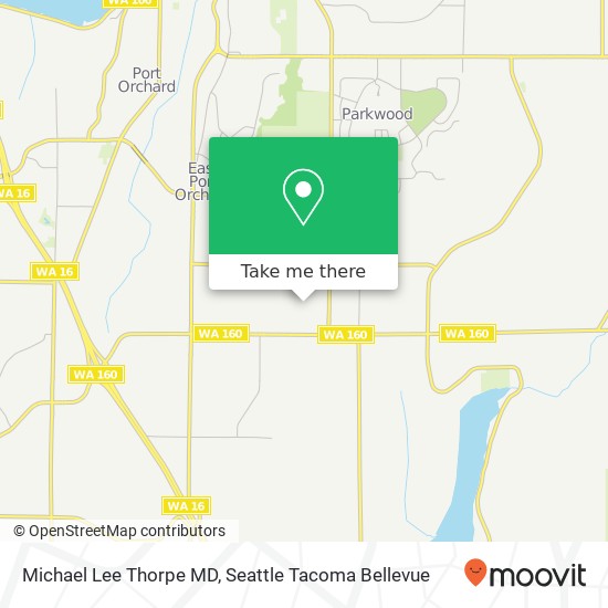 Michael Lee Thorpe MD map