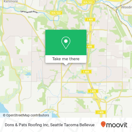 Dons & Pats Roofing Inc map