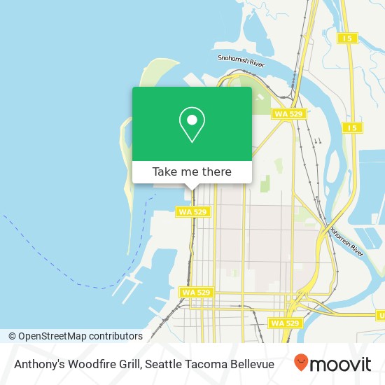 Mapa de Anthony's Woodfire Grill