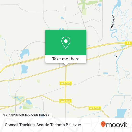 Mapa de Connell Trucking