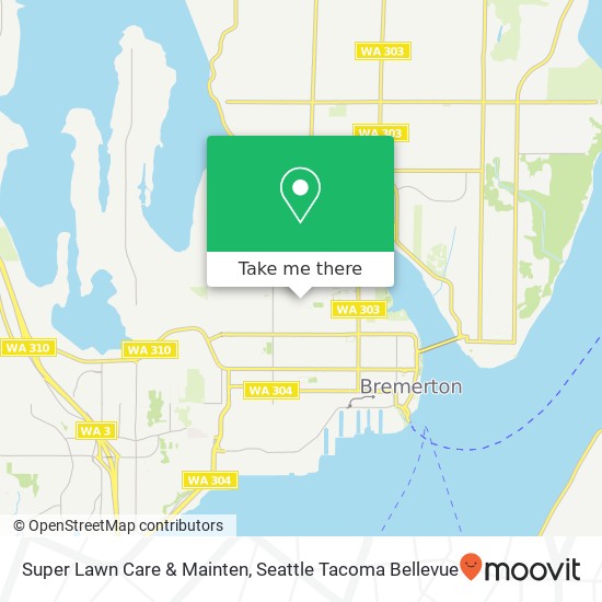 Super Lawn Care & Mainten map