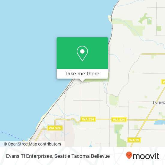 Evans Tl Enterprises map