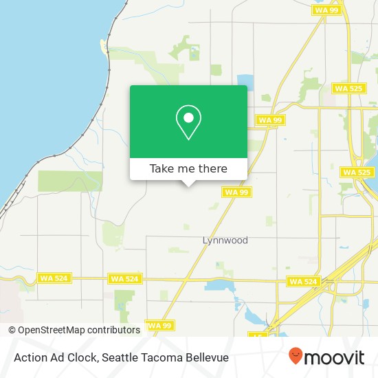 Action Ad Clock map