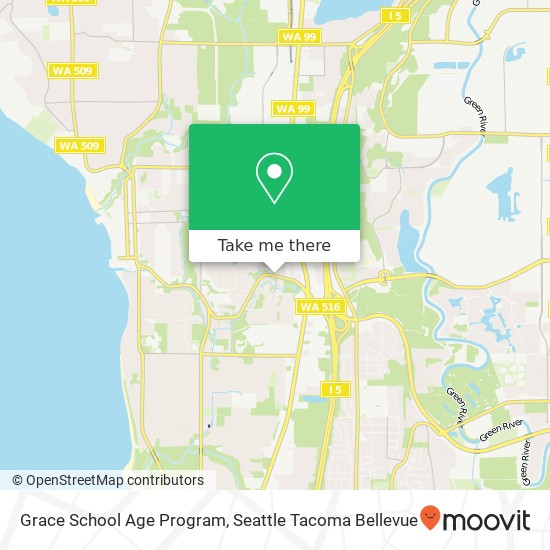 Grace School Age Program map