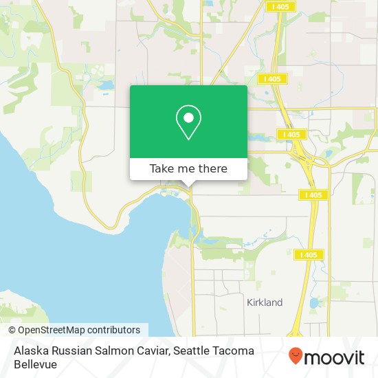 Mapa de Alaska Russian Salmon Caviar