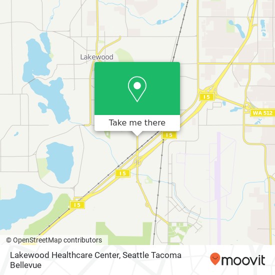 Lakewood Healthcare Center map