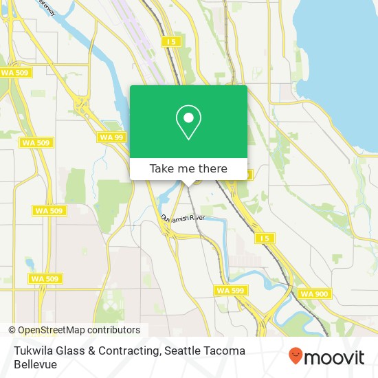 Tukwila Glass & Contracting map