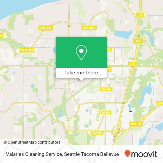 Valaries Cleaning Service map