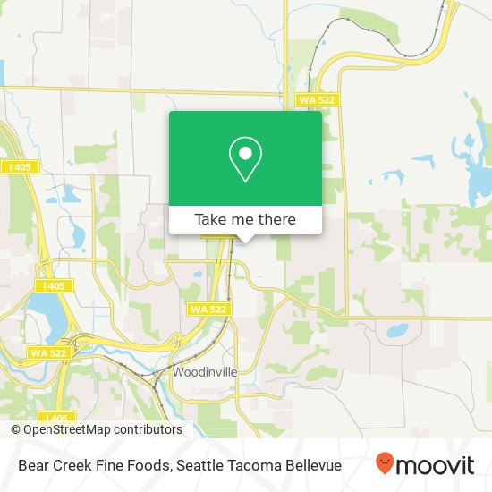 Bear Creek Fine Foods map