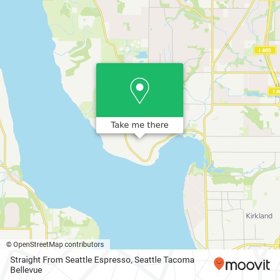 Straight From Seattle Espresso map
