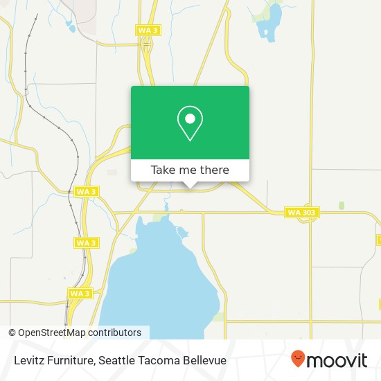 Levitz Furniture map