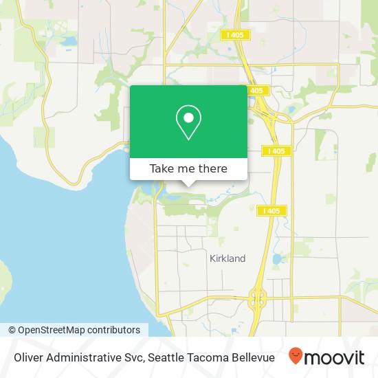 Oliver Administrative Svc map