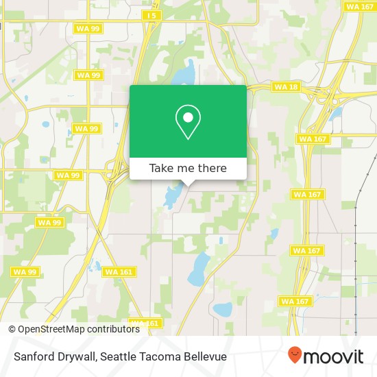 Sanford Drywall map