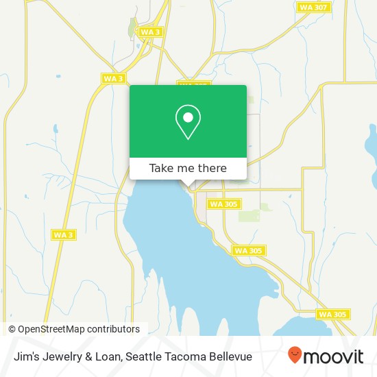 Jim's Jewelry & Loan map