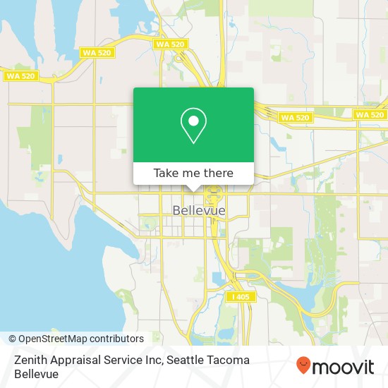 Zenith Appraisal Service Inc map