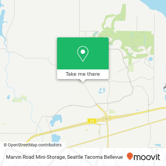 Mapa de Marvin Road Mini-Storage