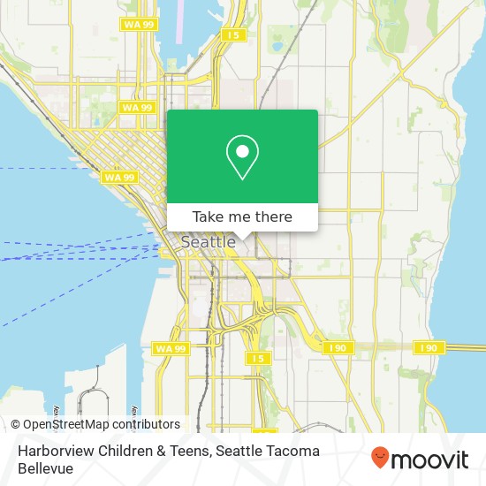 Harborview Children & Teens map