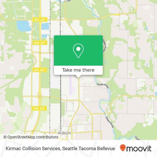 Kirmac Collision Services map