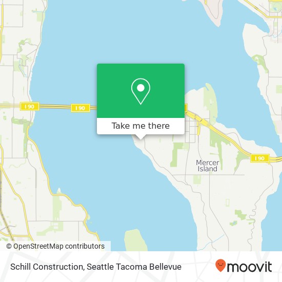 Schill Construction map